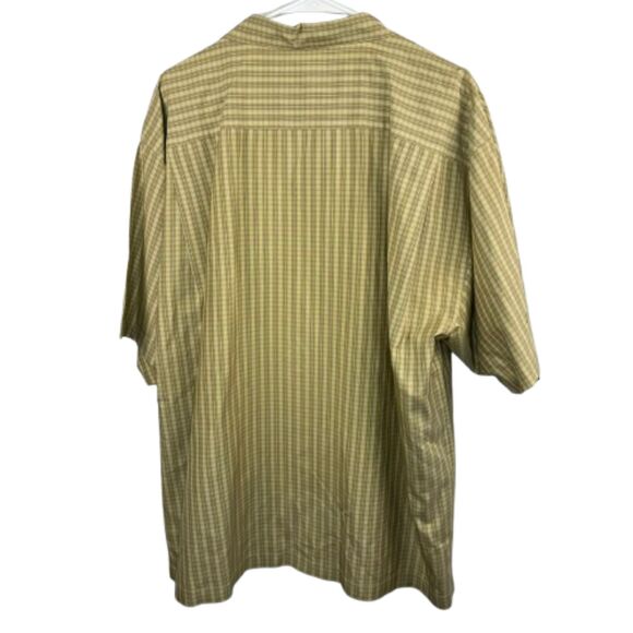 Tommy Bahama Brown Plaid 100% Silk Button Up Shirt Size XL - Picture 2 of 4